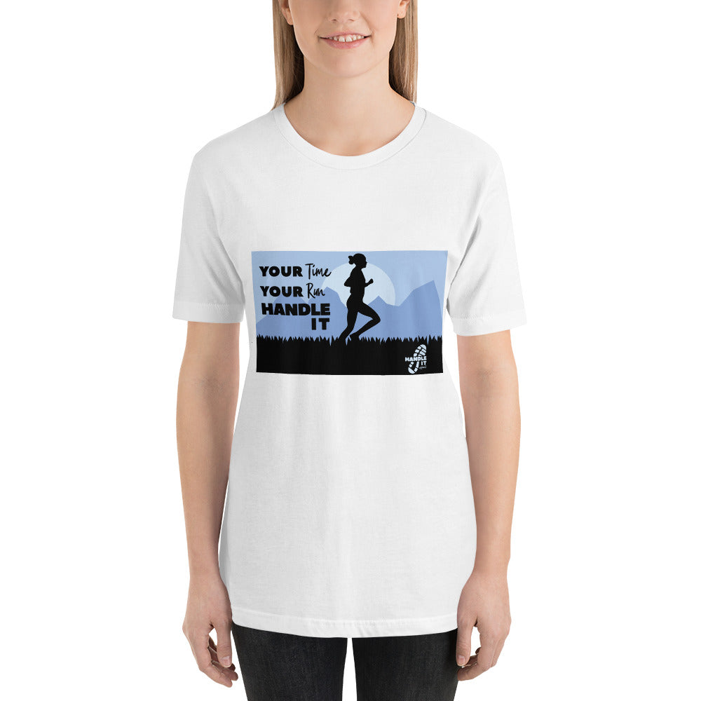 Handle It- Evening Runner Women’s Apparel Short-Sleeve T-Shirt