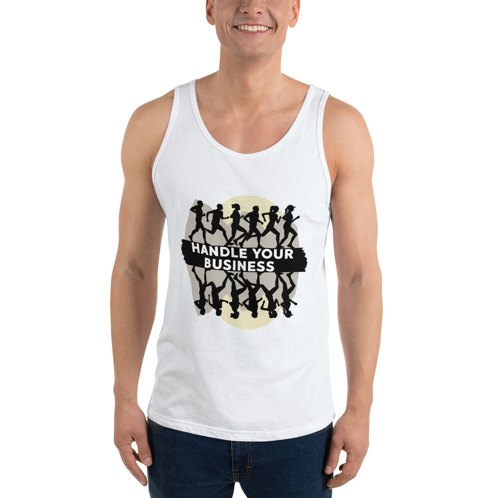 Handle Your Business-Group Run  Men’s Apparel Tank Top