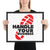 Handle Your Business Logo- Framed poster