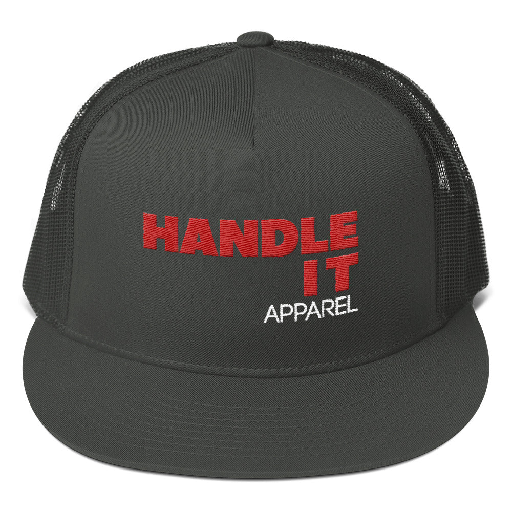 Handle It Apparel Grey Mesh Back Snapback