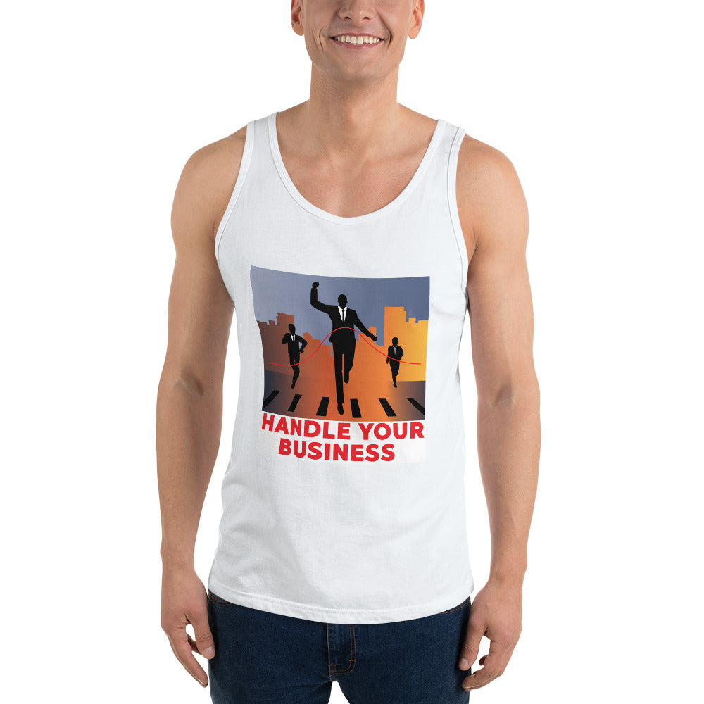 Handle Your Business- Businessman Men’s Apparel  Color Tank Top