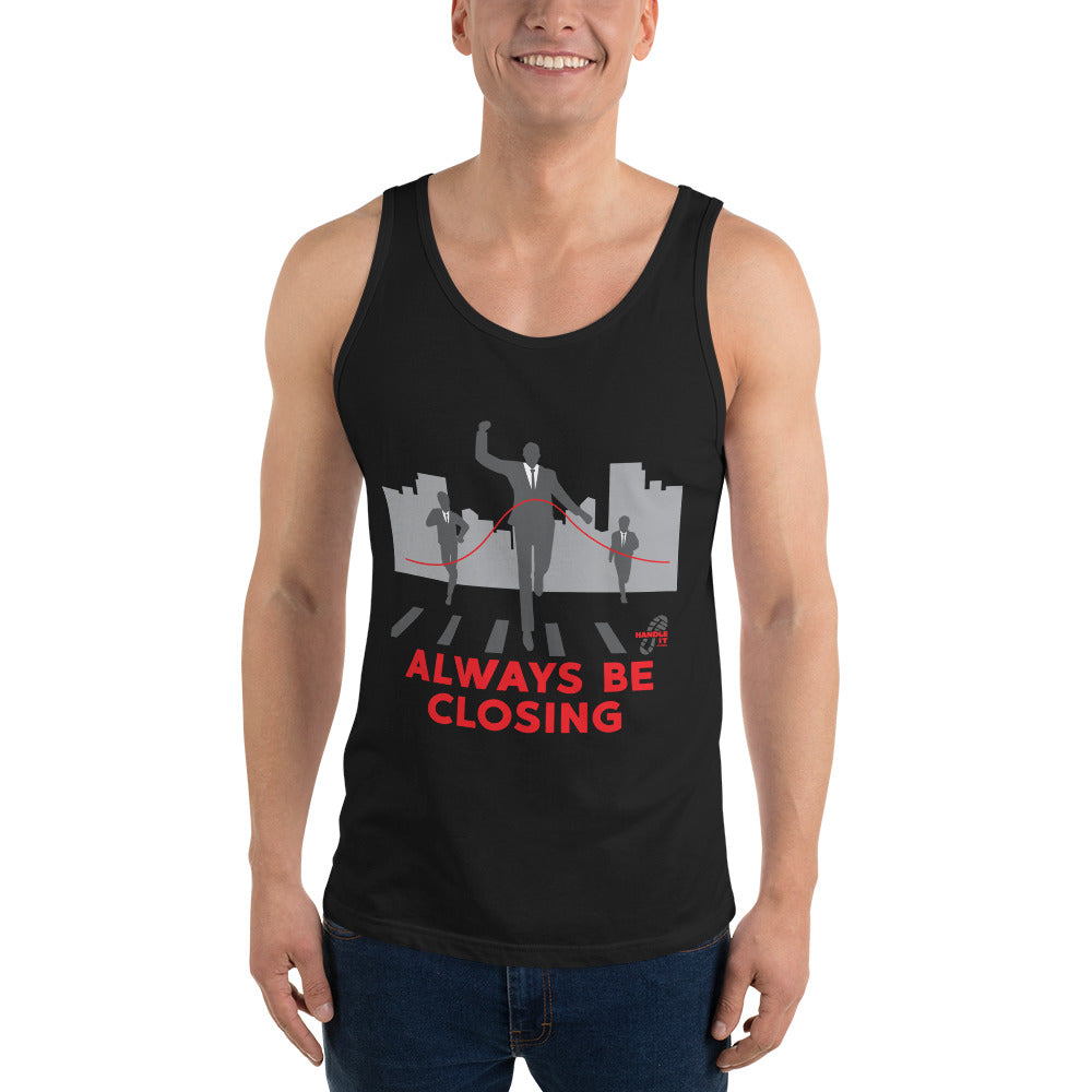 Always Be Closing- Men’s Apparel Tank Top (B/W)