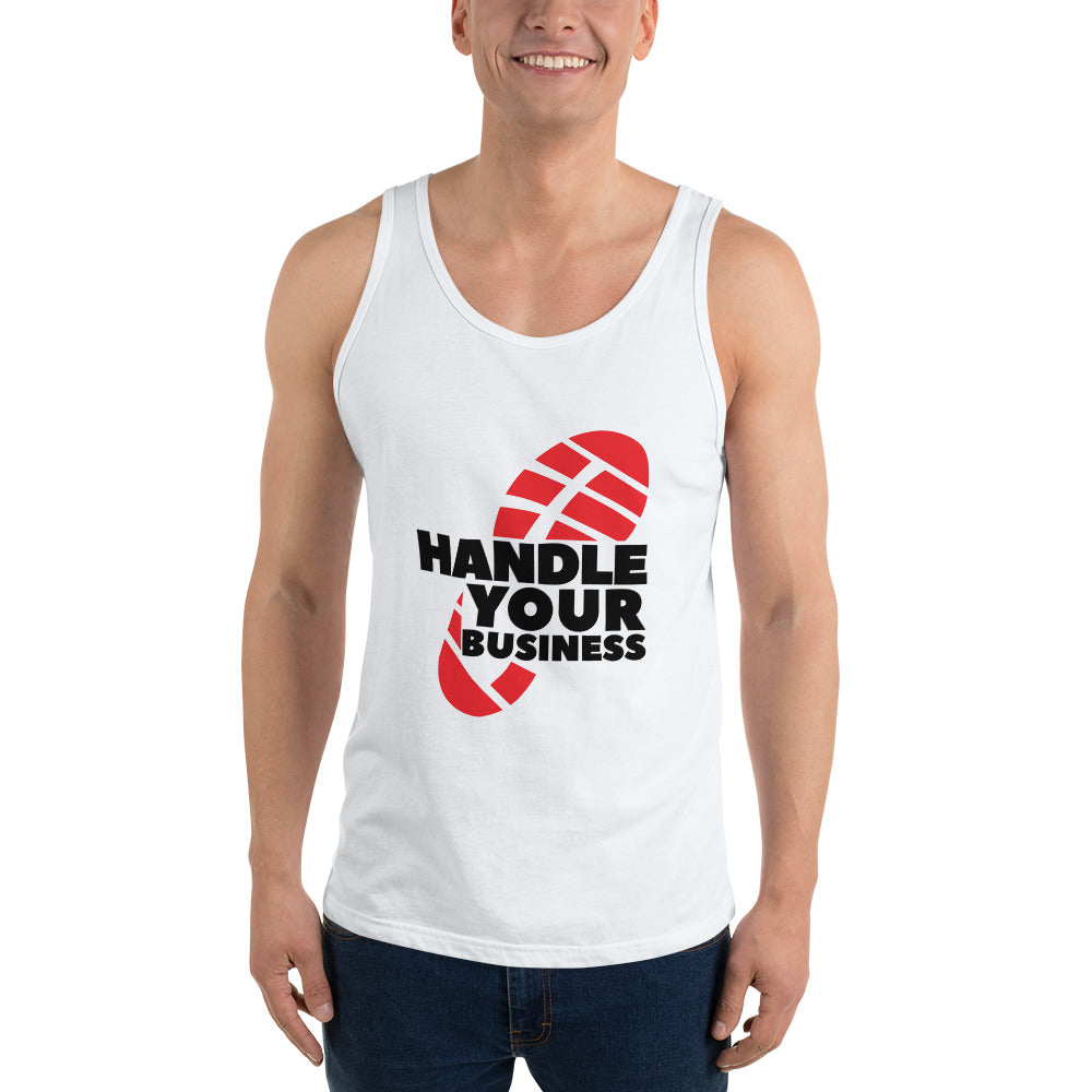 Handle Your Business Men’s Tank- Multi